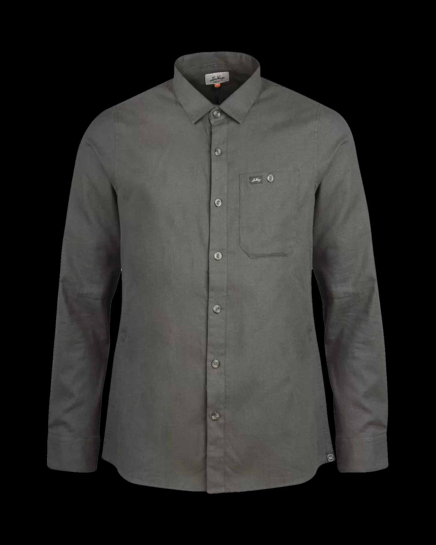 Lundhags Ekren Solid Ms LS Shirt Dark Agave Clearance