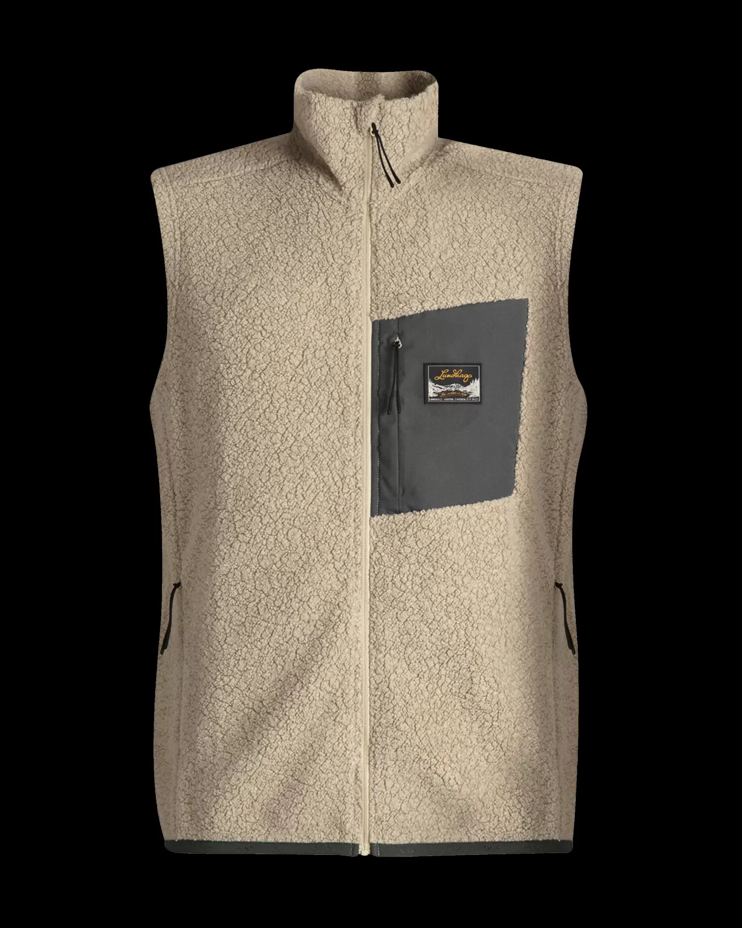 Lundhags Flok Wool Ms Pile Vest Sand Cheap