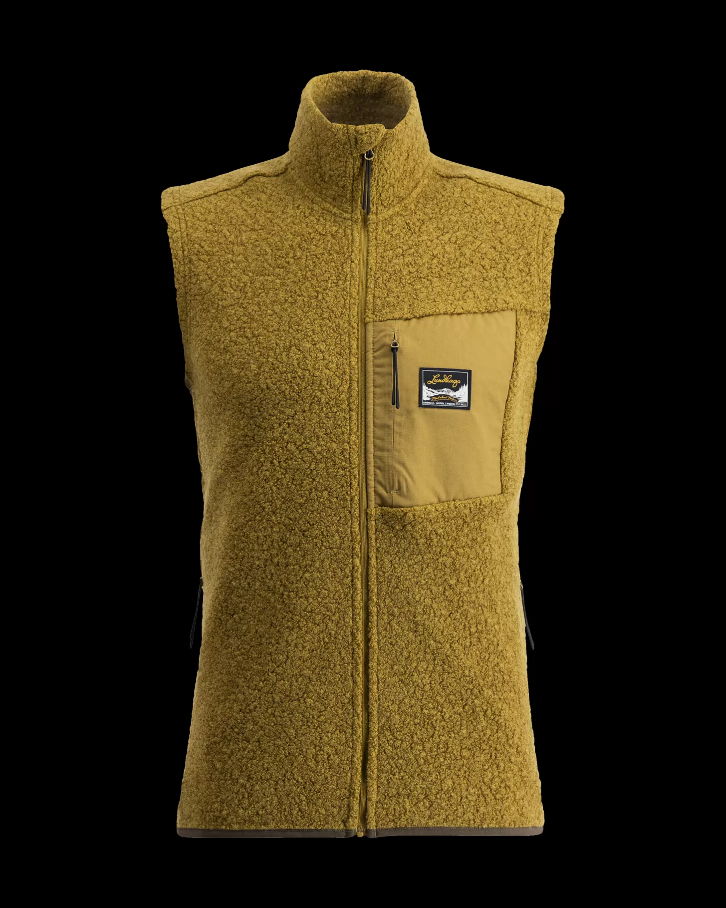 Lundhags Flok Wool Ms Pile Vest Olive Discount