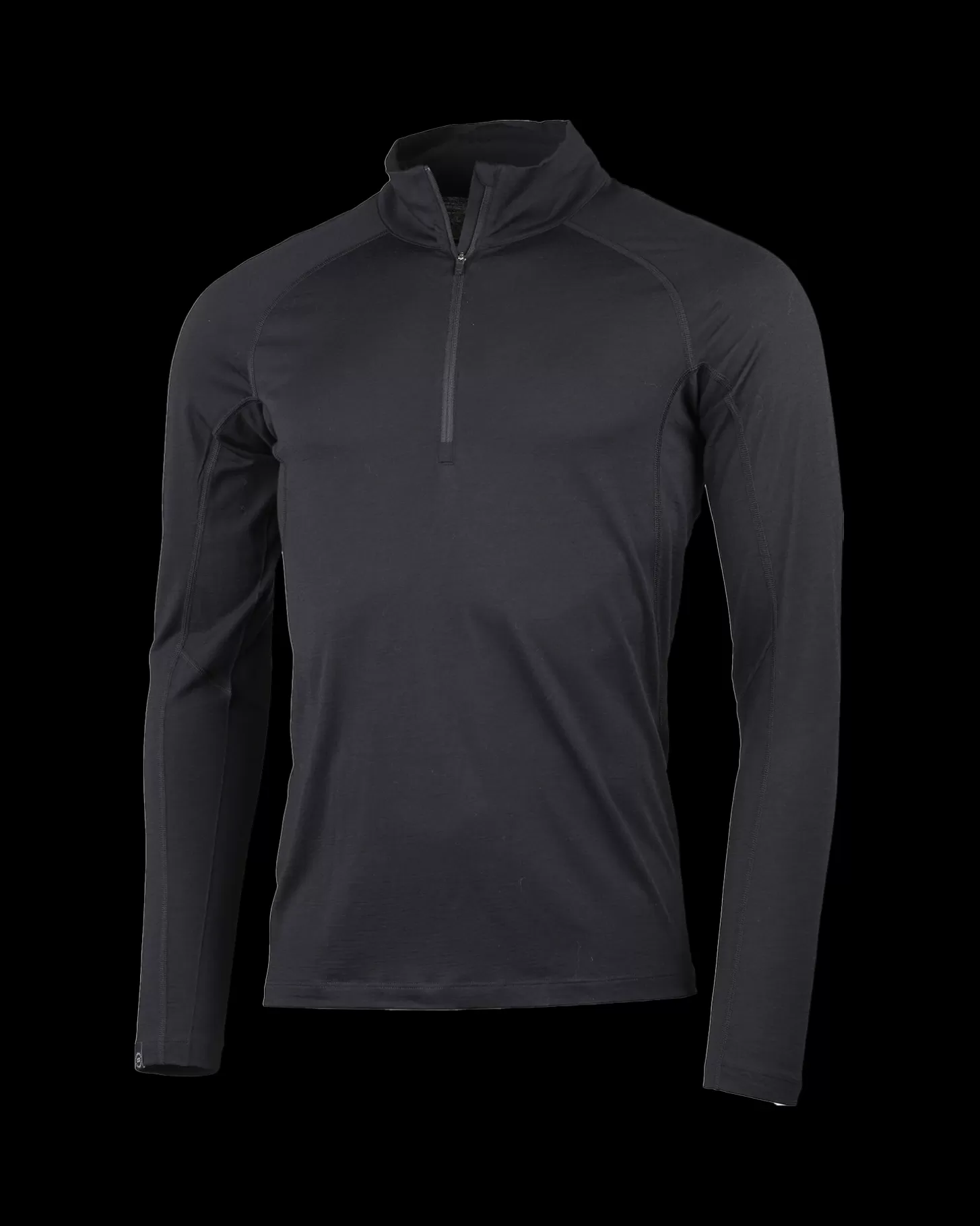 Lundhags Gimmer Merino Lt Ms 1/2 Zip Black Shop