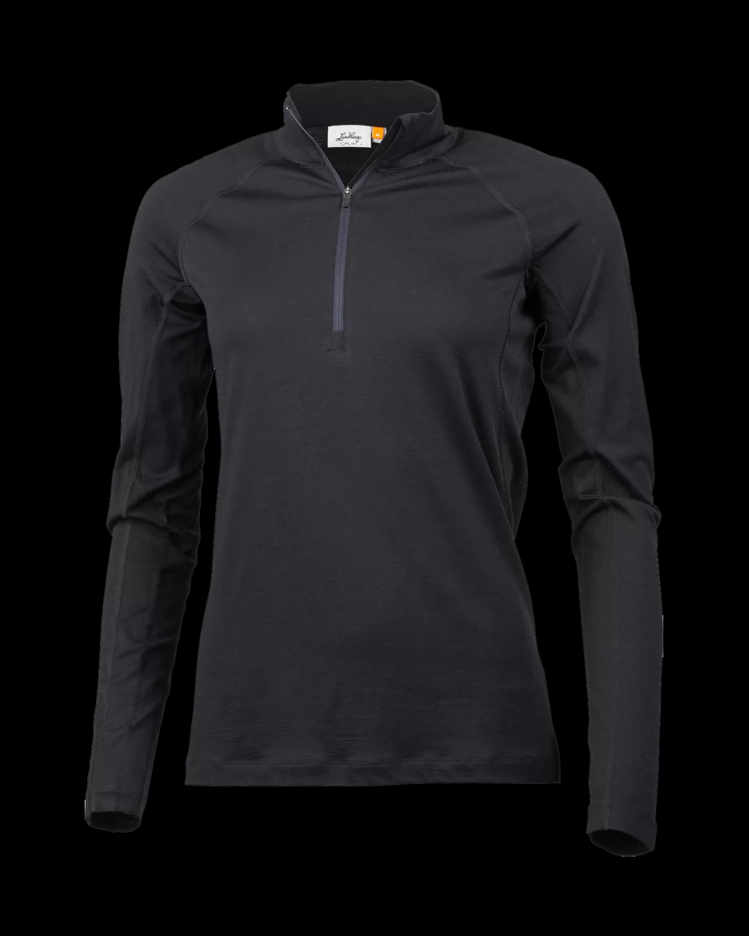 Lundhags Gimmer Merino Lt Ws 1/2 Zip Black Fashion