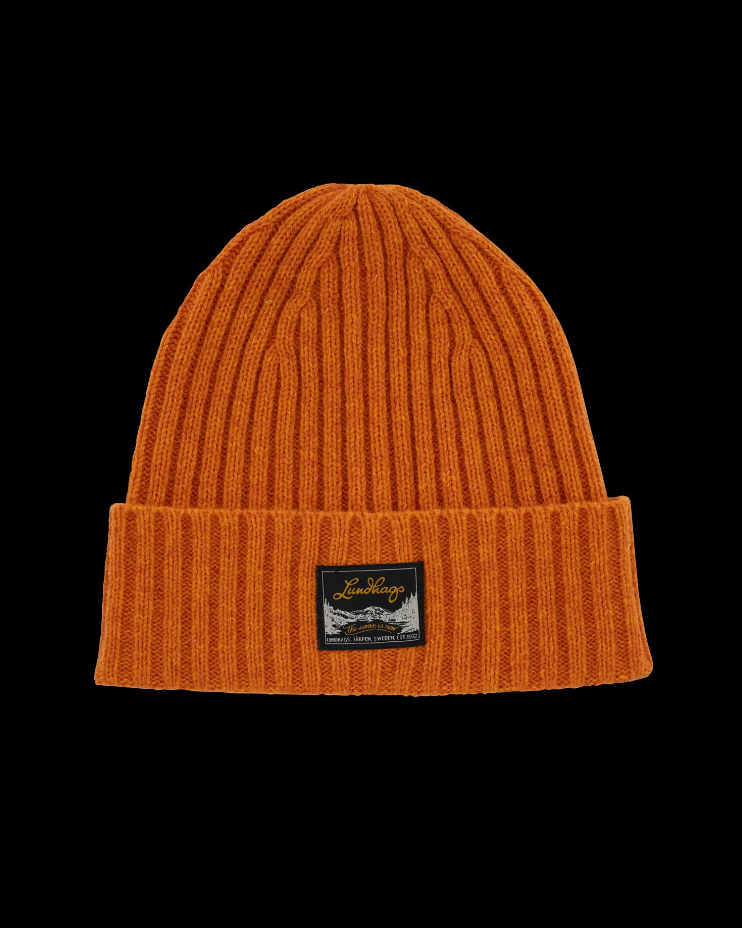 Lundhags Knak Wool Beanie Burnt Orange Best