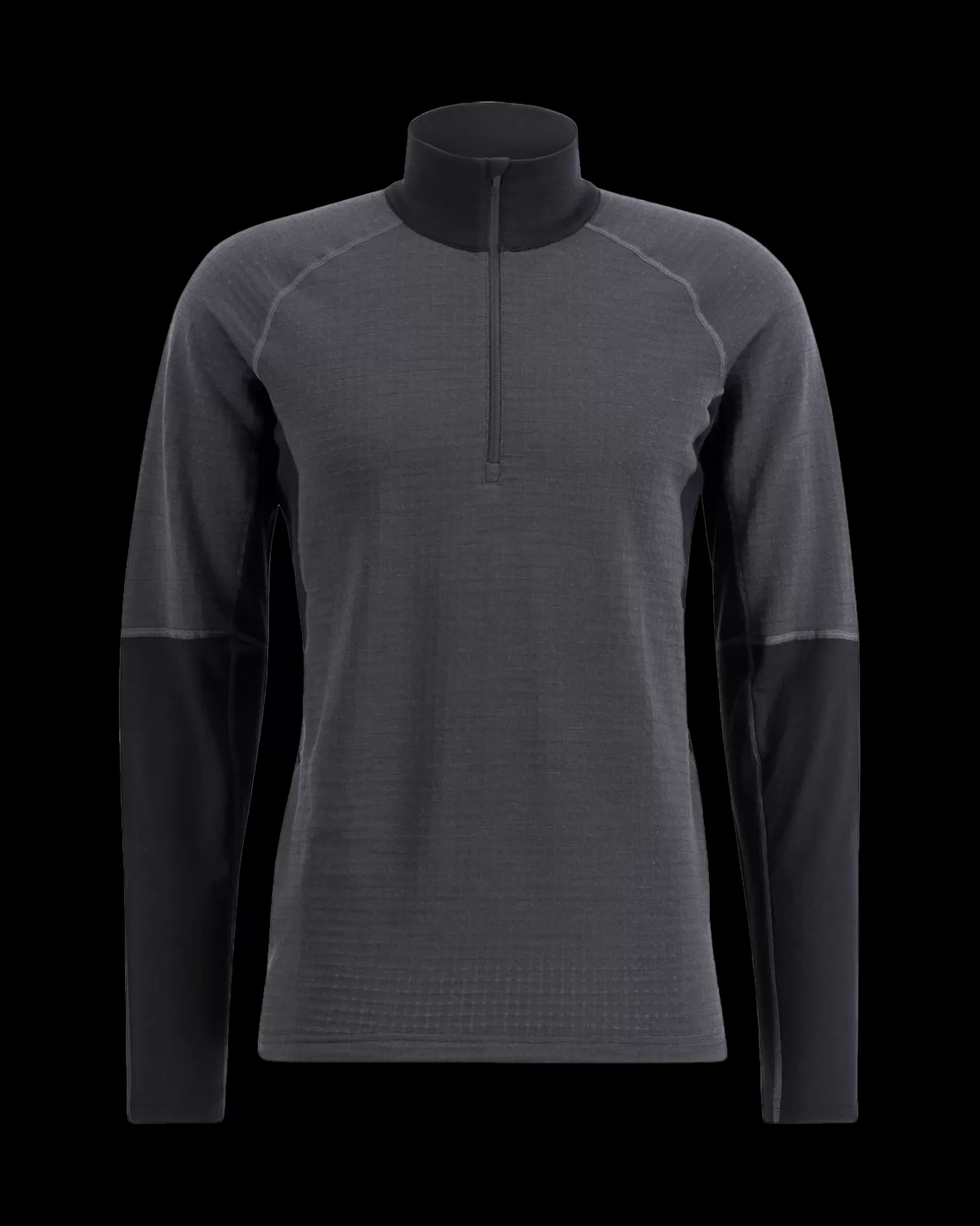 Lundhags Prime Merino Half Zip M Charcoal/Black Outlet