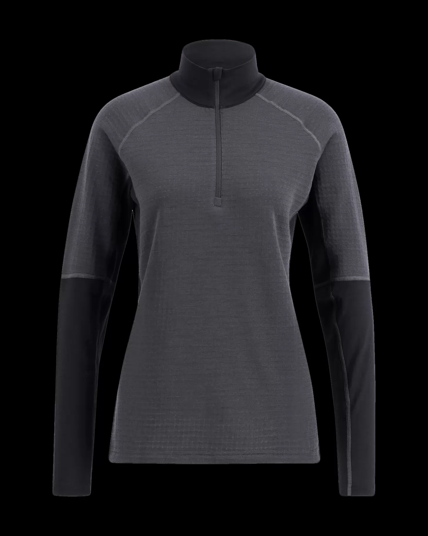 Lundhags Prime Merino Half Zip W Charcoal/Black Online