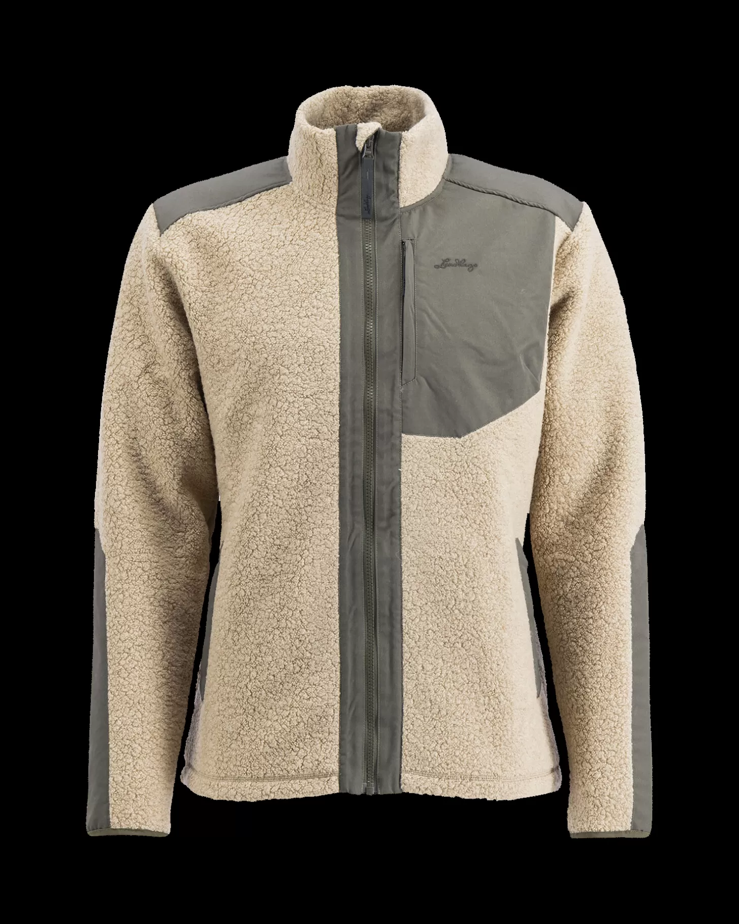 Lundhags Saruk Wool Pile Mid Full Zip M Sand Fashion