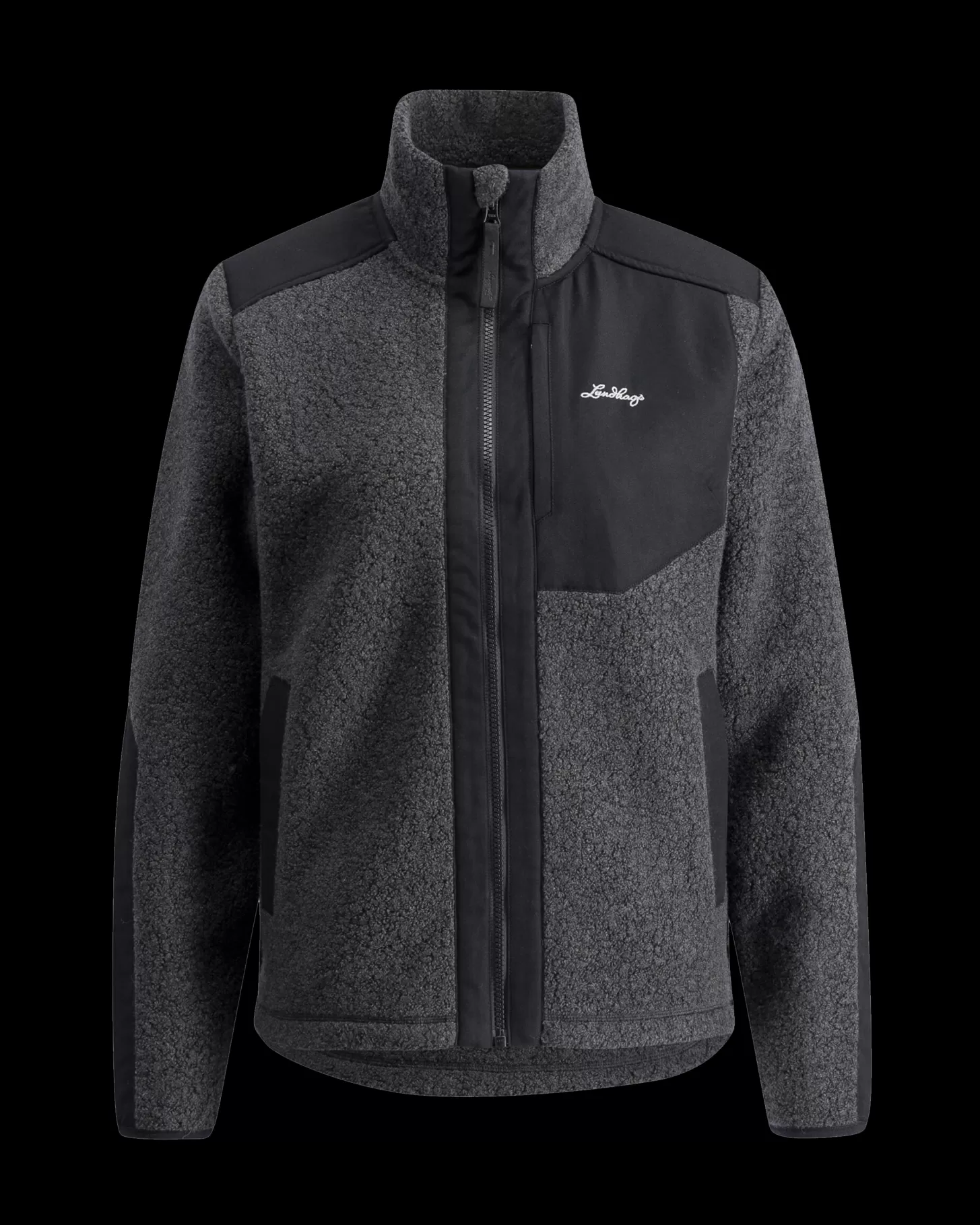 Lundhags Saruk Wool Pile Mid Full Zip W Charcoal Online