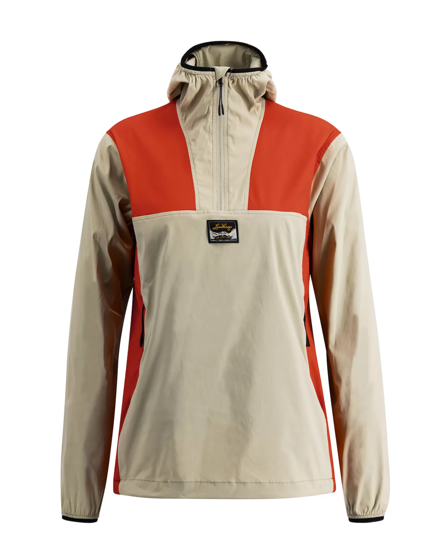 Lundhags Tyre Stretch Anorak W Sand/Lively Red Sale